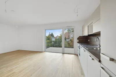 Moderne Erstbezug-Mietwohnungen mit privaten Freiflächen und Garage im 21. Bezirk