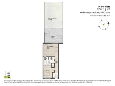 2-Zimmer-Wohnung kaufen in Linz Land – 53,48 m², € 275.860 – Bild 17 von 17