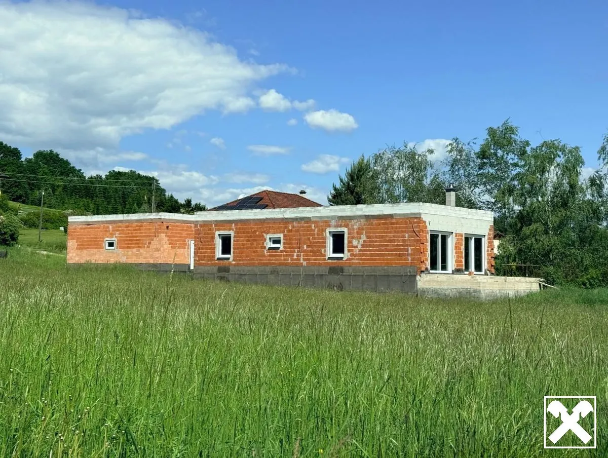 Rohbau-Bungalow im Grünen zum Fertigstellen nach Wunsch! - Ansicht 3