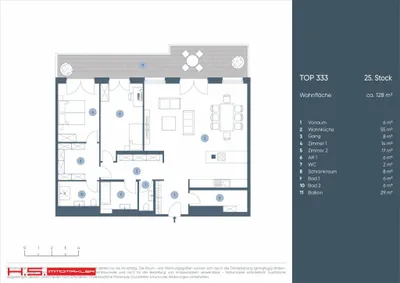 3-Zimmer-Wohnung kaufen in Wien – 128 m², € 1.790.000 – Bild 25 von 25
