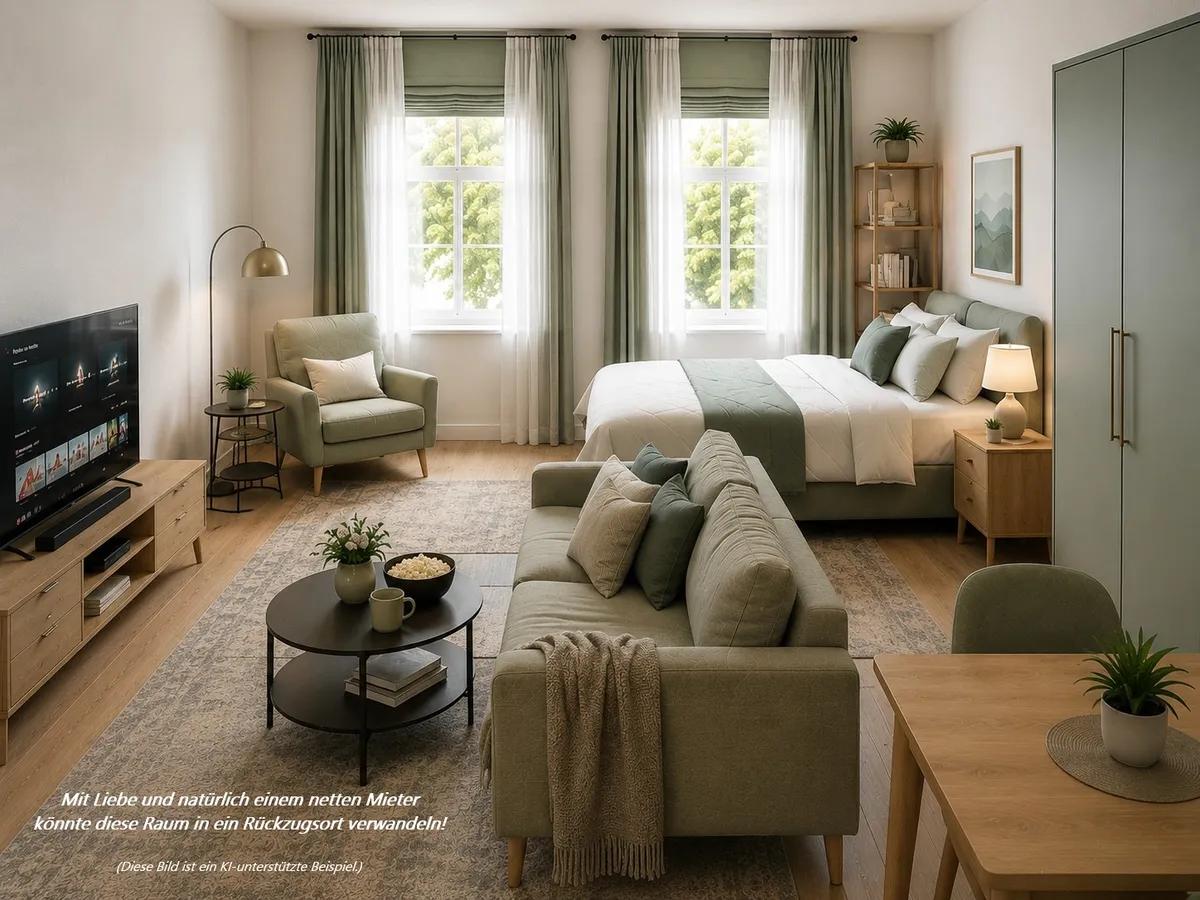 Helle 1-Zimmer Wohnung mit Top-Verkehrsanbindung – pohled 3
