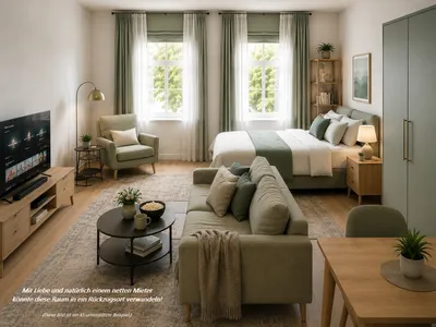 Helle 1-Zimmer Wohnung mit Top-Verkehrsanbindung – Bild 3