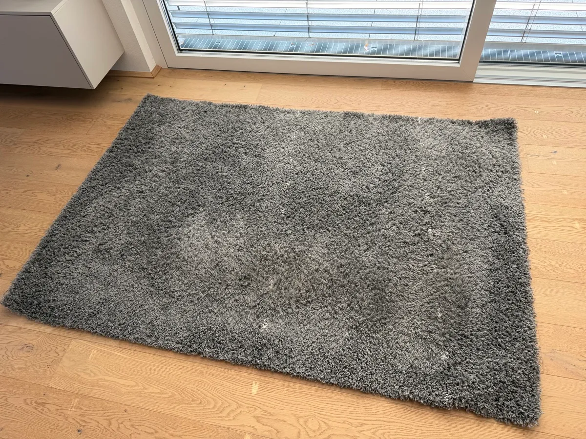 Ikea Teppich HAMPEN grau 133x195 cm, € 30,- (4540 Bad Hall)