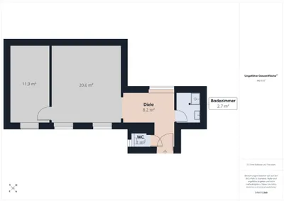 2-Zimmer-Wohnung kaufen in Wien – 46 m², € 274.000 – Bild 8 von 8