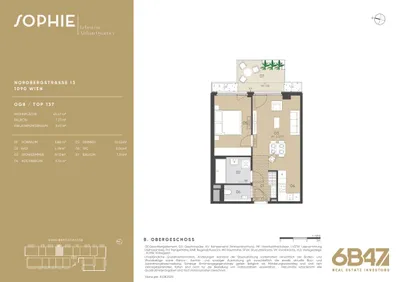 2-Zimmer-Wohnung kaufen in Wien – 46,12 m², € 560.000 – Bild 13 von 13