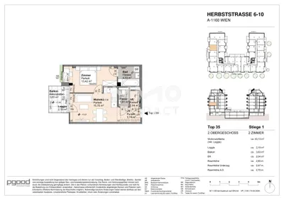 2-Zimmer-Wohnung kaufen in Wien – 40,94 m², € 307.000 – Bild 9 von 9
