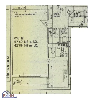 1-Zimmer-Wohnung kaufen in Wien – 57 m², € 213.500 – Bild 2 von 9