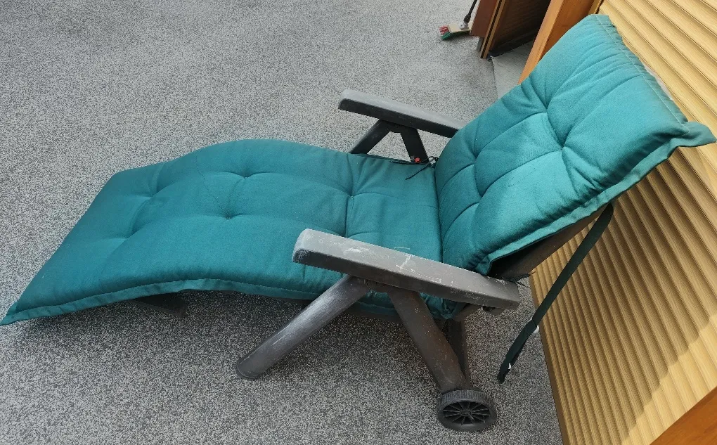 Rollliege Gartenliege mit dicker Auflage zu verkaufen! Evt. im Umkreis Zustellung möglich!, € 35,- (7000 Eisenstadt)