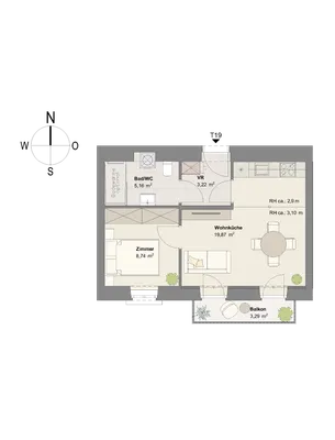 2-Zimmer-Wohnung kaufen in Wien – 38,64 m², € 305.000 – Bild 9 von 9