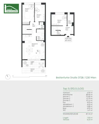 4-Zimmer-Wohnung kaufen in Wien – 87,74 m², € 429.000 – Bild 20 von 20