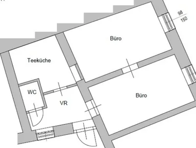 Gewerbeimmobilie mieten in Baden – 49 m², € 767 – Bild 7 von 7