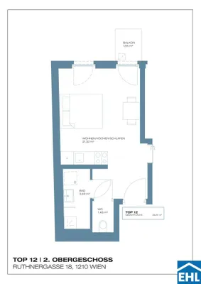 Immobilie kaufen in Wien – 49,29 m², € 459.600 – Bild 6 von 6