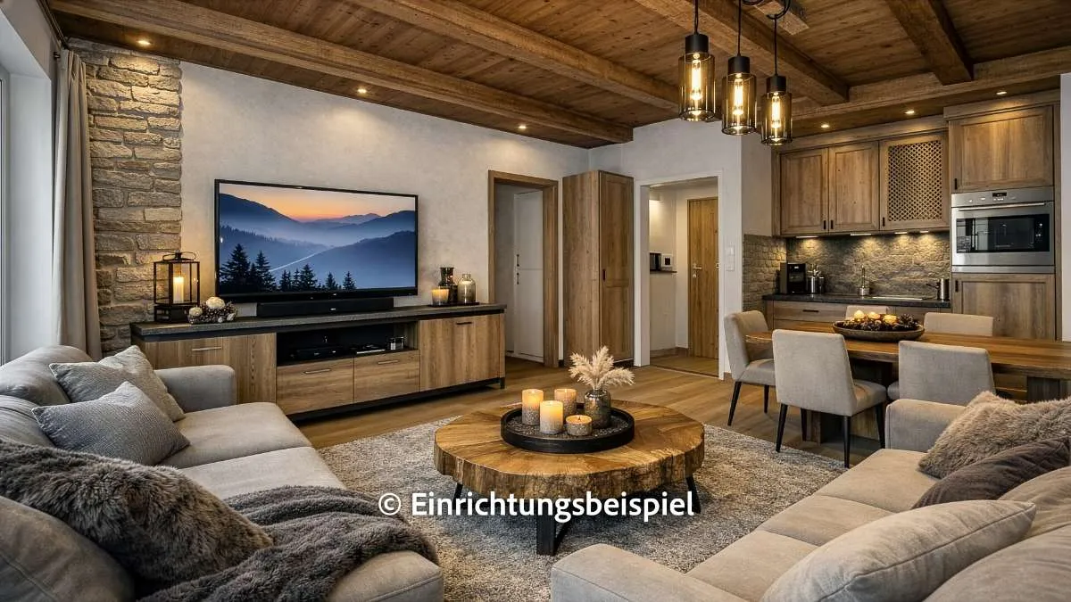 Dachgeschosswohnung an der Skipiste mit Kaiserblick - Widok 2