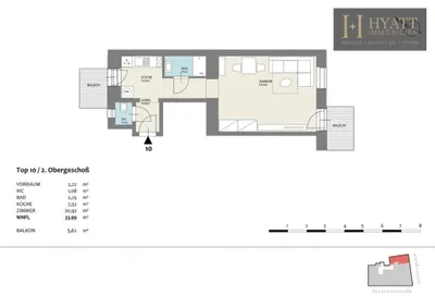 1-Zimmer-Wohnung kaufen in Wien – 34 m², € 229.300 – Bild 12 von 12
