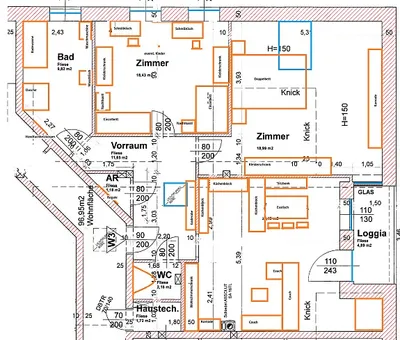 4-Zimmer-Wohnung mieten in Rohrbach – 95 m², € 834 – Bild 3 von 13
