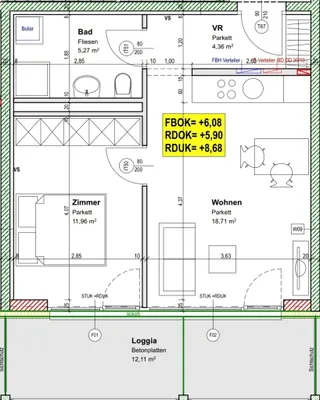 2-Zimmer-Wohnung mieten in Graz – 40,3 m², € 699 – Bild 9 von 9