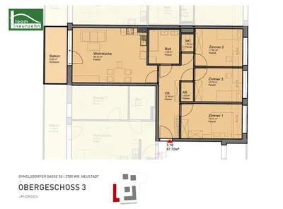 4-Zimmer-Wohnung mieten in Wiener Neustadt – 87,7 m², € 1.385 – Bild 19 von 19