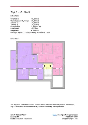 3-Zimmer-Wohnung mieten in Völkermarkt – 65 m², € 970 – Bild 11 von 13