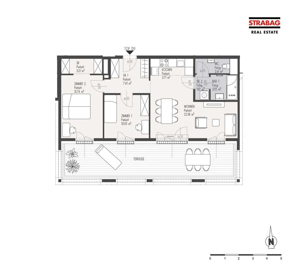 MEIN:G - Stylische 3-Zimmer Dachgeschosswohnung mit optimaler Verkehrsanbindung – pohled 2