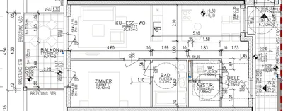 2-Zimmer-Wohnung mieten in Graz – 56,56 m², € 767 – Bild 2 von 9