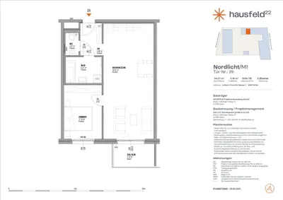 Unbefristete Neubau-Mietwohnung im Oberen Hausfeld Top 2.29 | Termin online buchen: www.hausfeld22.at/nordlicht – Bild 2