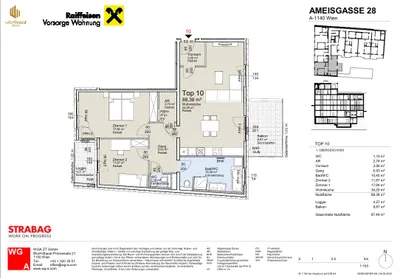 3-Zimmer-Wohnung kaufen in Wien – 88,38 m², € 639.550 – Bild 11 von 12