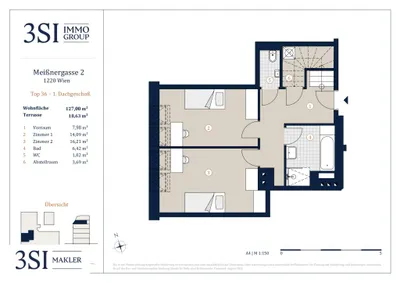 4-Zimmer-Wohnung kaufen in Wien – 127 m², € 875.000 – Bild 17 von 18