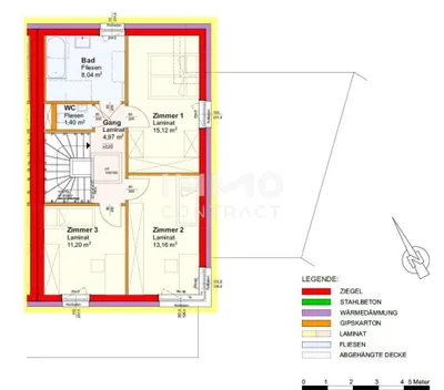 4-Zimmer-Haus mieten in Sankt Pölten Land – 111,39 m², € 1.422 – Bild 13 von 14