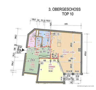 2-Zimmer-Wohnung kaufen in Wien – 67,66 m², € 676.600 – Bild 10 von 10
