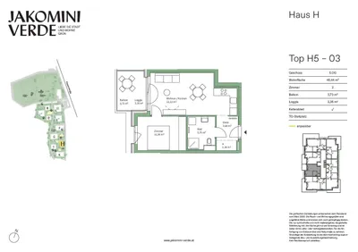 2-Zimmer-Wohnung kaufen in Graz – 45,2 m², € 237.000 – Bild 9 von 9