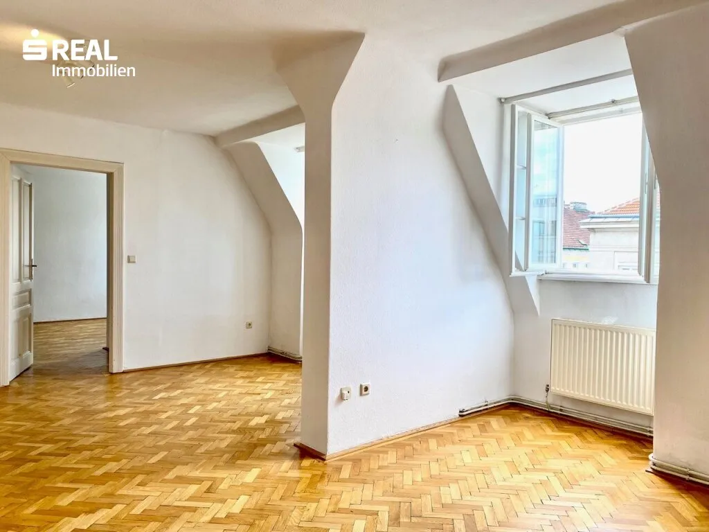 Originale ALTBAU - DG WOHNUNG - 2 Zimmer - NIBELUNGENVIERTEL – pohled 2