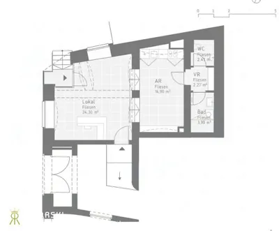 1-Zimmer-Gewerbeimmobilie kaufen in Baden – 52,53 m², € 265.680 – Bild 9 von 10