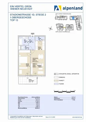 2-Zimmer-Wohnung mieten in Wiener Neustadt – 55,53 m², € 719 – Bild 7 von 7