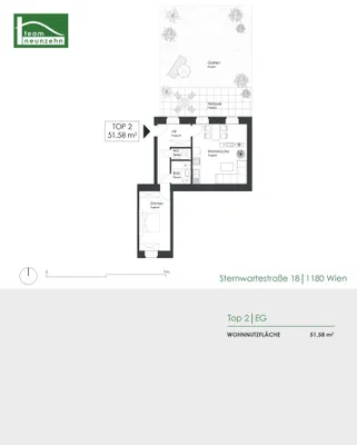 2-Zimmer-Wohnung kaufen in Wien – 51,34 m², € 399.000 – Bild 16 von 16