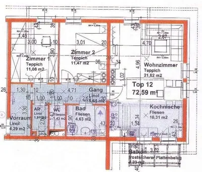 3-Zimmer-Wohnung mieten in Amstetten – 72,63 m², € 700 – Bild 14 von 14