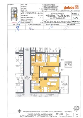 3-Zimmer-Wohnung mieten in Sankt Pölten Land – 62,9 m², € 580 – Bild 7 von 7