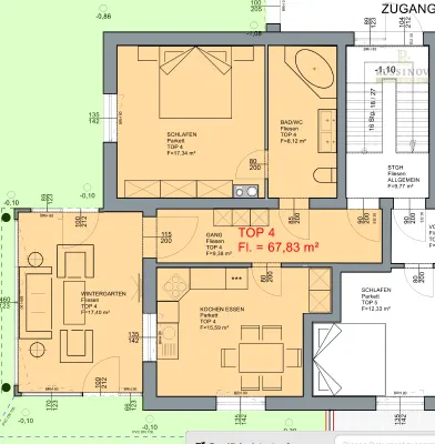 3-Zimmer-Wohnung mieten in Villach Land – 67,83 m², € 1.150 – Bild 8 von 8
