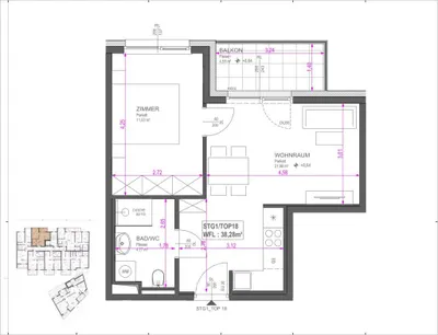 3-Zimmer-Wohnung kaufen in Wien – 64,81 m², € 459.900 – Bild 24 von 26