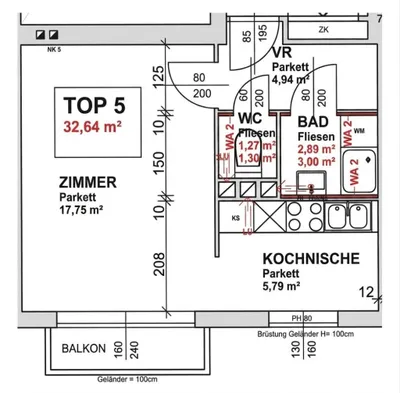 1-Zimmer-Wohnung kaufen in Wien – 32,64 m², € 296.000 – Bild 10 von 13