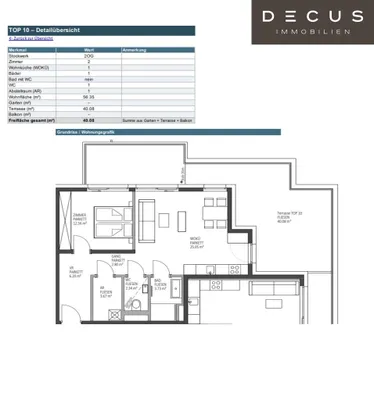 2-Zimmer-Wohnung mieten in Wien – 56,41 m², € 1.692 – Bild 12 von 12