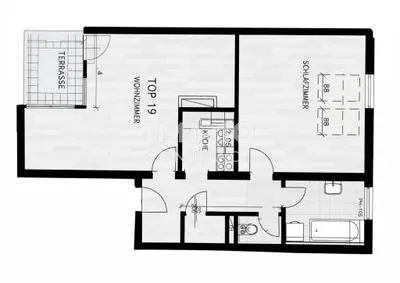 2-Zimmer-Wohnung mieten in Graz – 61,16 m², € 636 – Bild 10 von 10