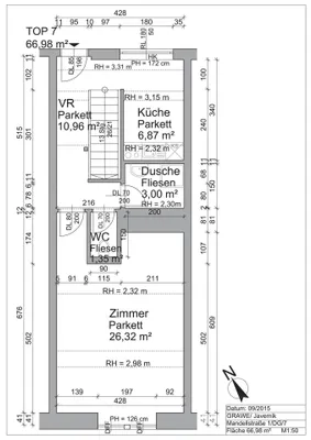 2-Zimmer-Wohnung mieten in Graz – 66,98 m², € 763 – Bild 2 von 5