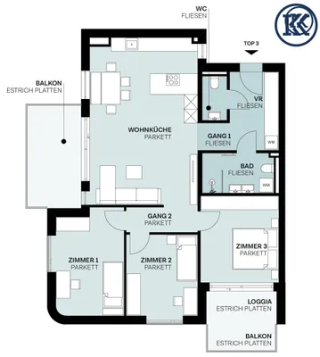 4-Zimmer-Wohnung kaufen in Wien – 91,5 m² – Bild 17 von 19