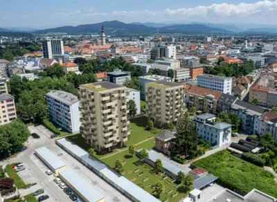 3-Zimmer-Wohnung kaufen in Klagenfurt – 66,9 m², € 334.000 – Bild 2 von 5
