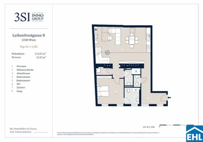 4-Zimmer-Wohnung kaufen in Wien – 112,55 m², € 998.000 – Bild 15 von 16