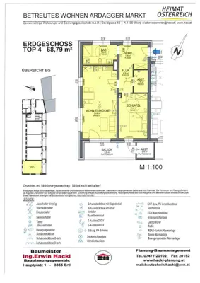 2-Zimmer-Wohnung mieten in Amstetten – 68,99 m², € 743 – Bild 16 von 16