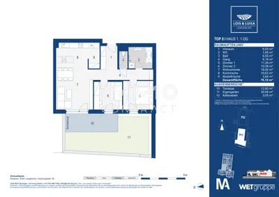 3-Zimmer-Wohnung kaufen in Krems Land – 76,19 m², € 359.000 – Bild 10 von 10