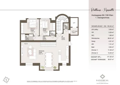 4-Zimmer-Wohnung kaufen in Wien – 171 m², € 1.599.000 – Bild 9 von 10