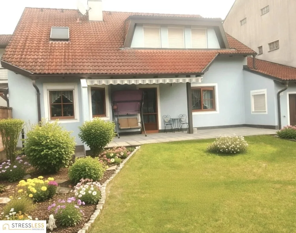 Großzügig geschnittenes Ein- / Zweifamilienhaus nur 3 Minuten vor der Wiener Stadtgrenze! - Ansicht 2