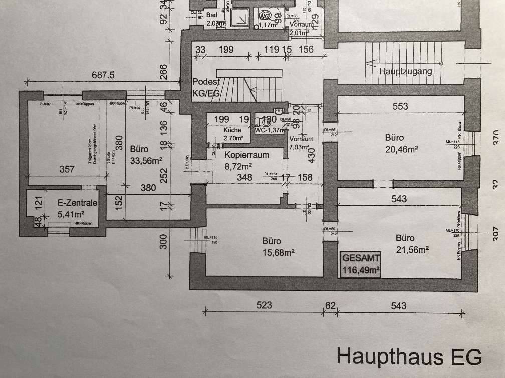 BÜRO, NETZWERKVERKABELT, 117 m², KLIMAANLAGE, TEILMÖBLIERT, Graz